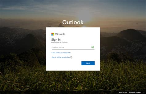 microsoft 365 outlook log in.